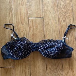 La Perla Black Label Mesh Bra 34